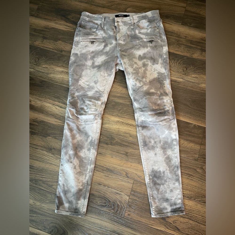 Men’s size 36 Hudson Jeans Blinder Biker V2 “tie dye” pattern